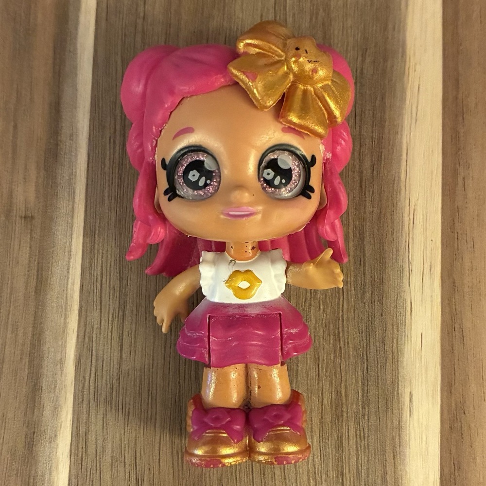 Kindi Kids Minis Lippy Lulu Posable Bobble Head Figure Doll